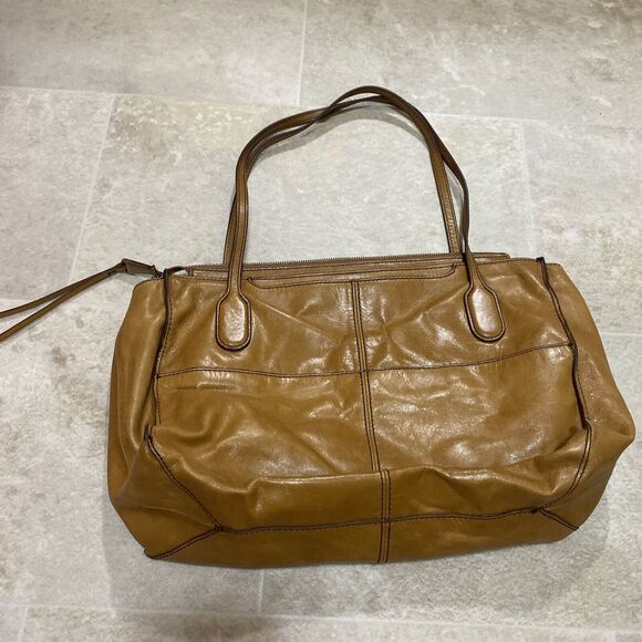 Hobo Shoulder Purse Friar Brown Distress Leather Sophisticated office - Picture 1 of 16